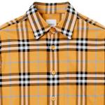 Рубашка мужская оранжевая Burberry, оранжевый - фото 6