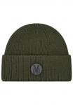 Вязаная шапка Эффелин 16 MARIKOO, темно-оливковый - фото 2