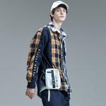 Футболка унисекс Guuka, желтая клетка - фото 9