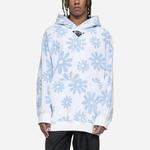 Толстовка мужская Prada с цветочным принтом, синий - фото 4