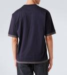 Хлопковая футболка из джерси Prada, Blue - фото 4