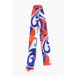 Тонкий шелковый платок с узором Dsquared2, Multicolor - фото