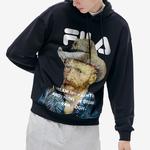 Толстовка мужская, цвет черный как смоль Fila, черный - фото 5