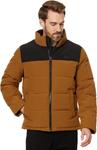 Мужская куртка Levi's Arctic Cloth Retro Bubble Puffer, Brown/Black Tonal Logo - фото