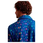 Поло с коротким рукавом Oxy Golf Insects Dark, синий - фото 4