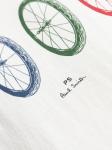 Футболка с принтом PS Paul Smith Wheels, белый - фото 4