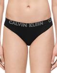 Женские хлопковые трусики-стринги Calvin Klein Ultimate, Black - фото
