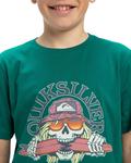 QUIKSILVER Футболка EV SKULL FEAST Blue Boy - фото 4