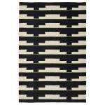 Ковер IKEA STOCKHOLM 2025, 170x240 см, цвет black/white/light green handwoven - фото