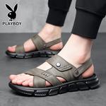 Пляжные сандалии мужские Playboy, черный - фото 4