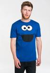 Футболка с принтом COOKIE MONSTER LOGOSHIRT, цвет blau - фото 3