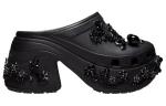 Сандалии x simone rocha siren clog 'black' Crocs, черный - фото 2