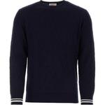 Свитшот с логотипом по всей поверхности Valentino, синий - фото