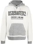 Худи с логотипом DSQUARED2, белый - фото