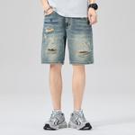 Джинсовые шорты унисекс Maserati, белый - фото 6