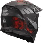 Газовый шлем LS2 of606 drifter, Gray/Red - фото 9