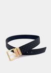Ремень MICHAEL Michael Kors REVERSIBLE, Navy/Dark Blue - фото 4