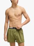 Боксеры BOSS Logo из хлопка HUGO BOSS, Pack of 2 - фото 4