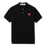 Унисекс поло CDG Play, черный - фото