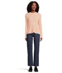Свитер Madewell Lightweight Alpaca Barons Varregated Rib, Heather Pale Blush - фото 5