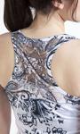 Топ Innocent Lace Panel Vest, белый/черный - фото 3