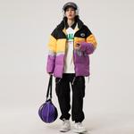 Пуховик унисекс SCRM, зеленый (в комплекте черная кукла-кроссбоди) - фото 4