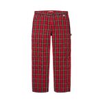 Брюки Supreme x B.B. Simon Quilted Double Knee Painter Pant, Plaid - фото