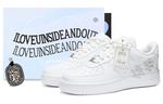Кроссовки Nike Air Force 1 Skateboard Shoes Women's Low-Top White Gray - фото
