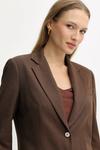 Блейзер Liu Jo, коричневый - фото 4