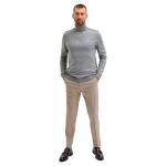 Свитер Selected Berg Roll Neck, серый - фото 4
