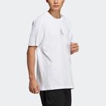 Футболка adidas Casual Sports Breathable Pattern Short Sleeve White, белый - фото 4