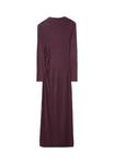 Платье Stradivarius Jersey dress, Bordeaux - фото 6