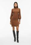 Платье VILA MINI VIKERRY, Argan Oil/Brown - фото
