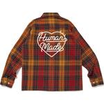 Клетчатая рубашка HUMAN MADE, красный - фото 3