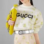 Свитшот женский Gucci, белый - фото 5