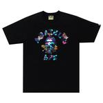 Футболка BAPE x Kid Cudi College Moon Man, черная - фото