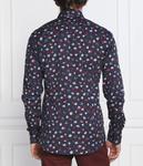 Рубашка мужская Karl Lagerfeld с цветочным узором, синий - фото 4