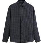 Серая мужская рубашка ZARA, серый - фото 3