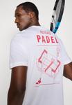 Футболка Adidas Performance PADEL CATEGORY GRAPHIC TEE, White - фото 4