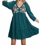 Эвелин Платье-бэбидолл в зеленом Jodifl - фото