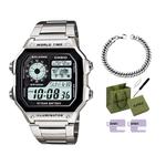 CASIO Часы Illuminator Silver And Black Digital Watch AE1200WHD-1A Black Watch AE-1200WHD-1A - фото 7