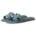 Шлепанцы женские Hermès Oran, синий - фото 3