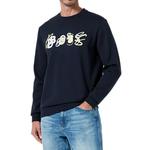 Свитер худи мужской темно-синий HUGO BOSS - фото 4