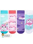Носки Corimori Einhorn Baumwolle Socken 4er Set Geschenk-Box, цвет Rosa/blau - фото 3