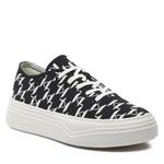 Кроссовки KARL LAGERFELD KL63421 Black Knit Textile w/White K01, черный - фото 2