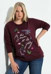 Толстовка Ulla Popken Sweatshirt, Plum/Dark Purple - фото 5