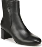 Женские ботильоны на каблуке Naturalizer River, Black Leather - фото