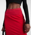 Юбка миди с высокой талией Rick Owens, Cardinal Red - фото 4