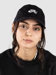 Бейсболка Nike Club Cap, black/white - фото 3