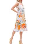 Оранжевое платье миди Big Changes Dolcezza, оранжевый - фото